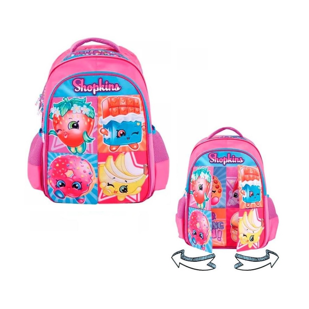 Mochila Shopkins c Solapas Jugueteria Palacio de los Ninos
