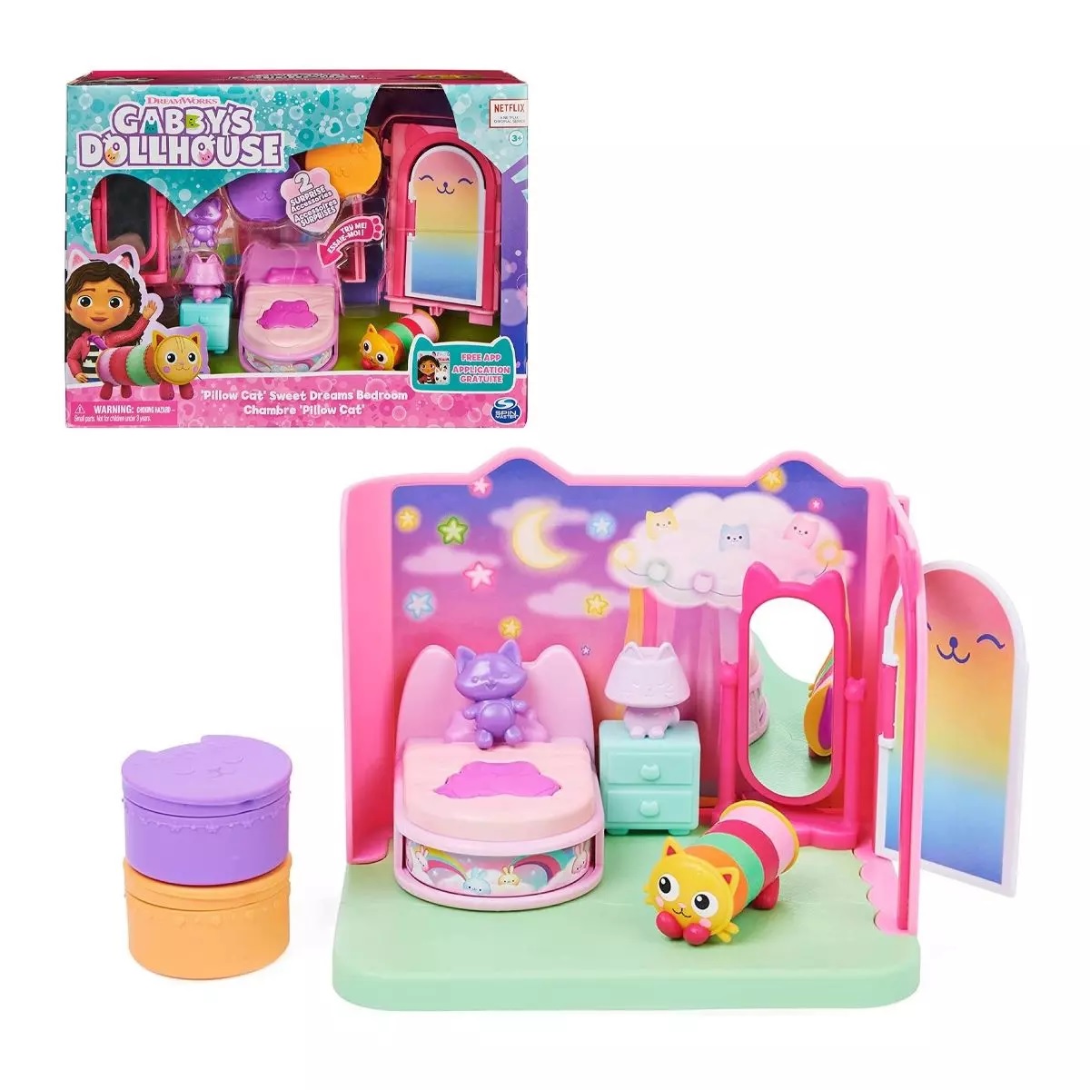 Set Habitaciones Gabby's Dollhouse