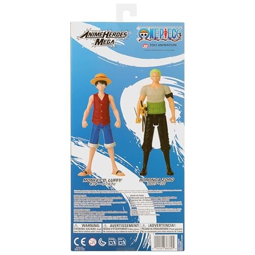 ANIME HEROES MEGA - One Piece - Roronoa Zoro 12  Action Figure