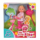 Muñeca Evi en bicicleta