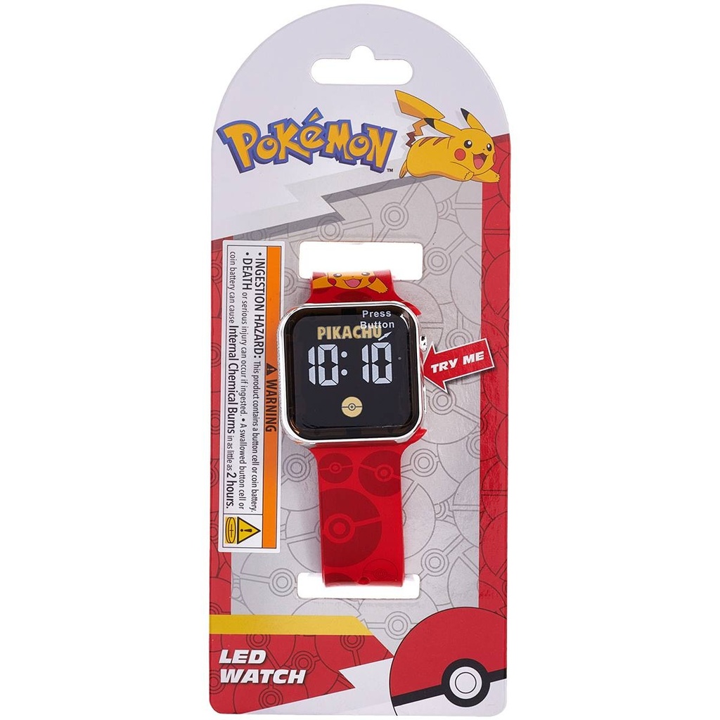[030506616900] Reloj Pokemon Táctil LED POK4405