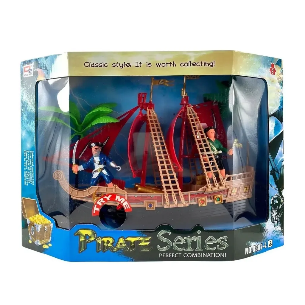 [8607545272552] Barco pirata con luces y sonido