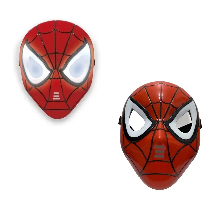 Máscara Spiderman con luz