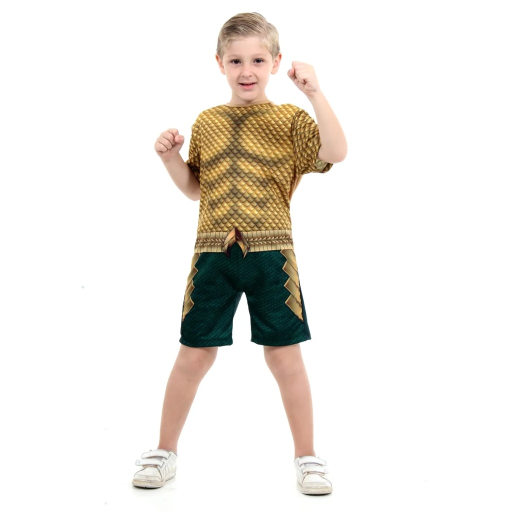 Disfraz Aquaman corto Talle G
