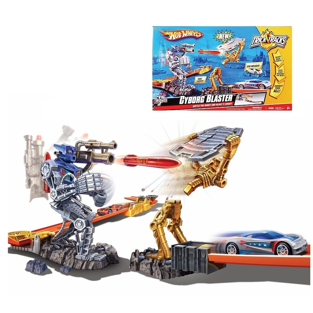 [027084800906] Pista Hot Wheels Attaque Cyborg