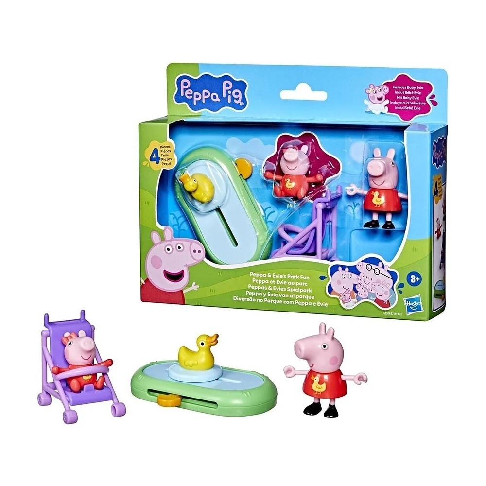 Peppa y Evie en el parque