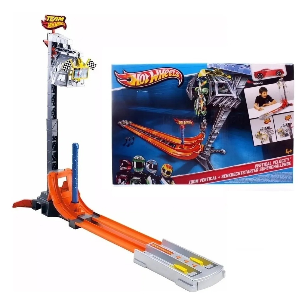 Pista Hot Wheels Velocidad Vertical