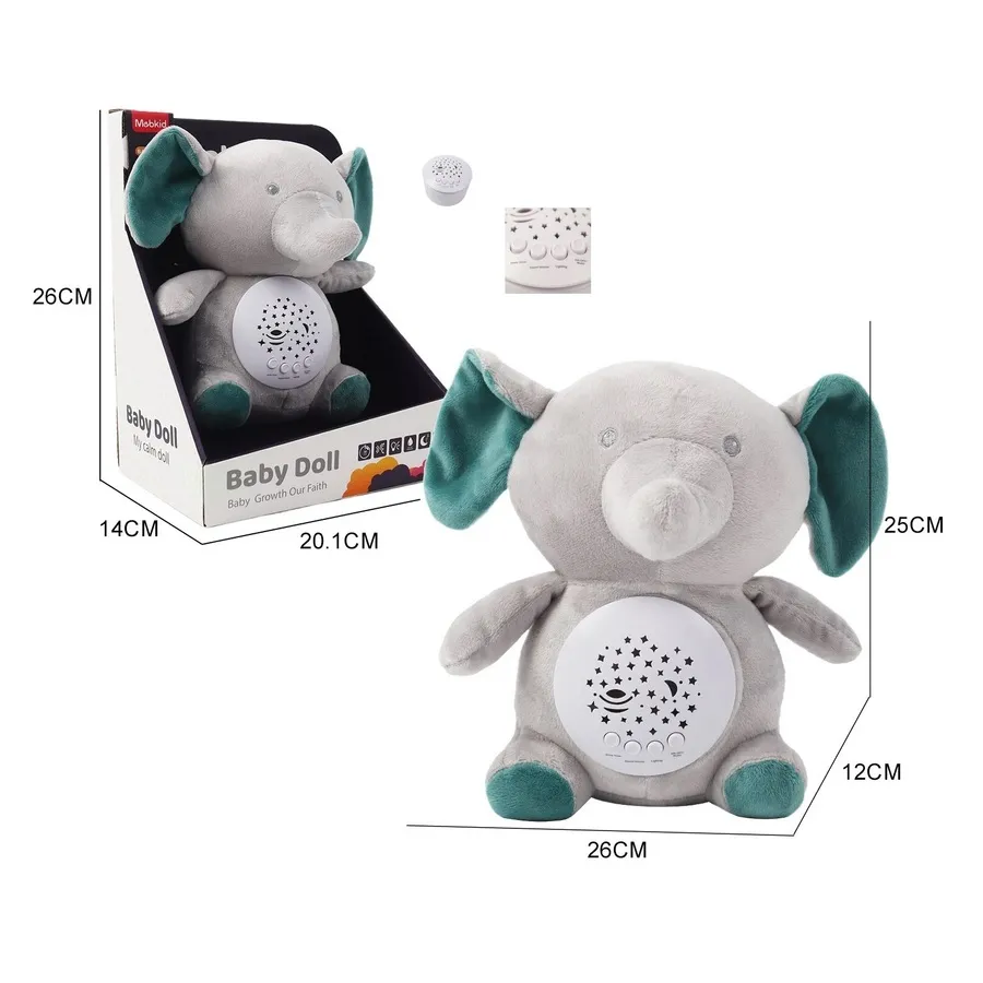 [6996209056716] Proyector Peluche Elefante