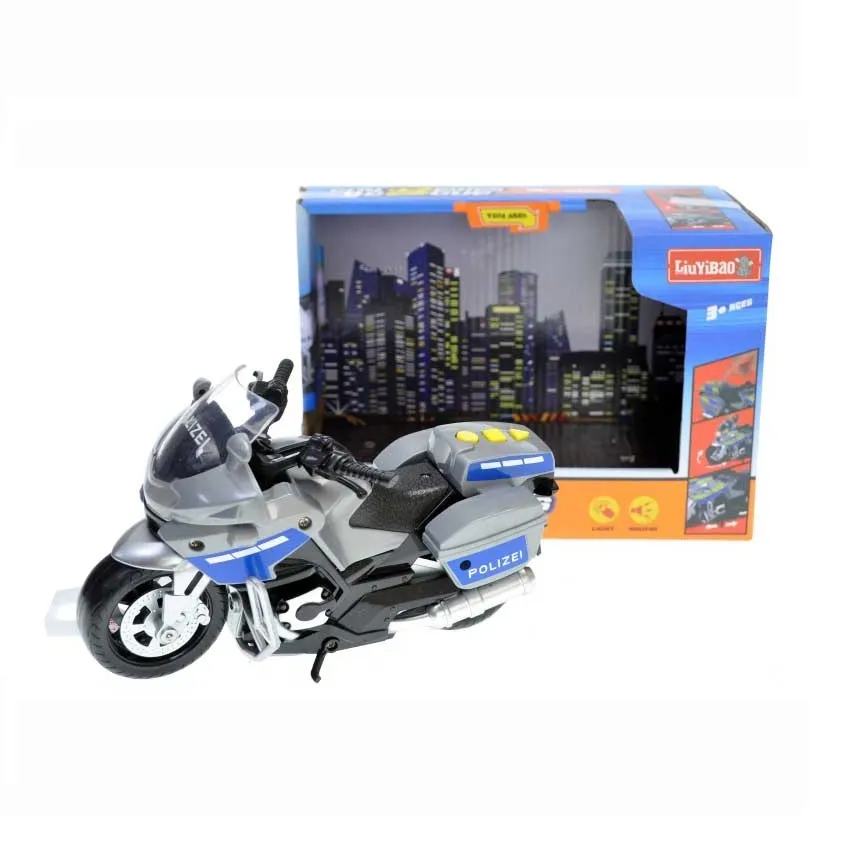 Moto de Policia luz y sonido