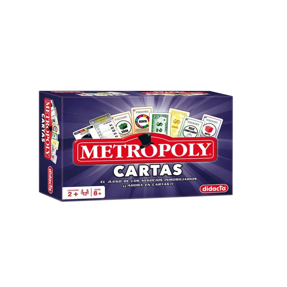 Juego Metropoly Cartas