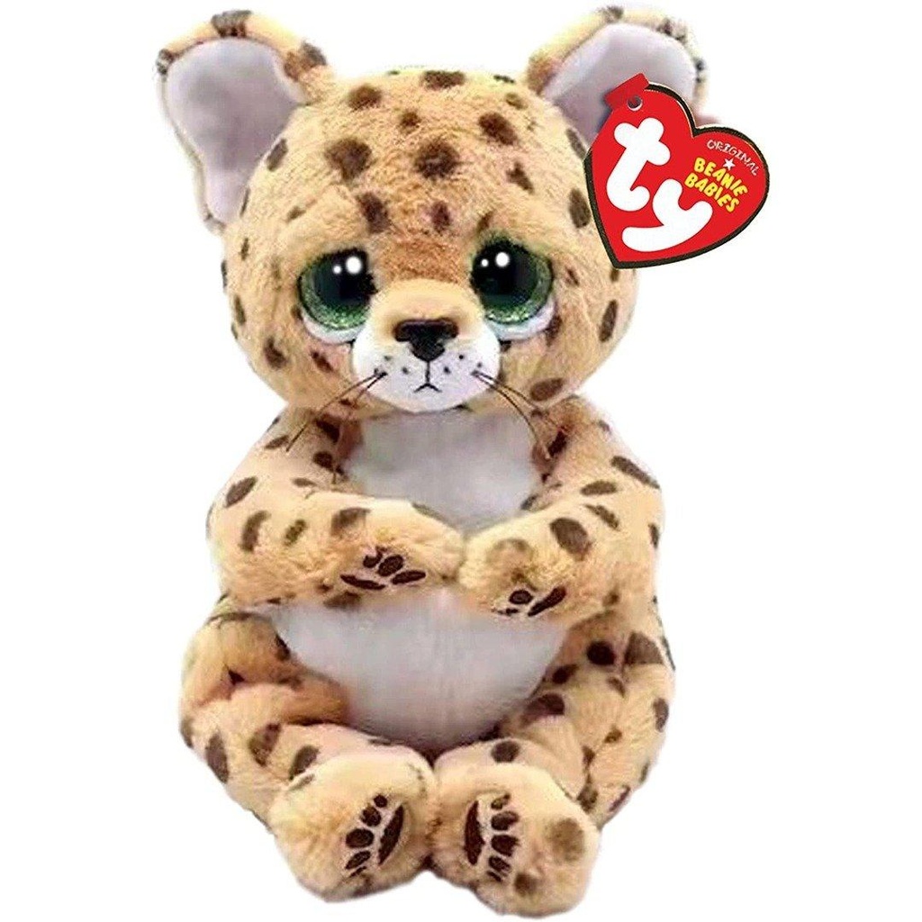 TY Beanie Bellie Leopardo Lloyd 15 cm