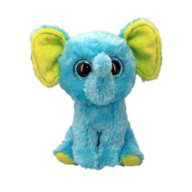 TY Beanie Bellie Trunkles El elefante azul 15 cm
