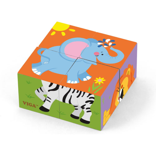 Puzzle Tridimensional Zoo en Madera