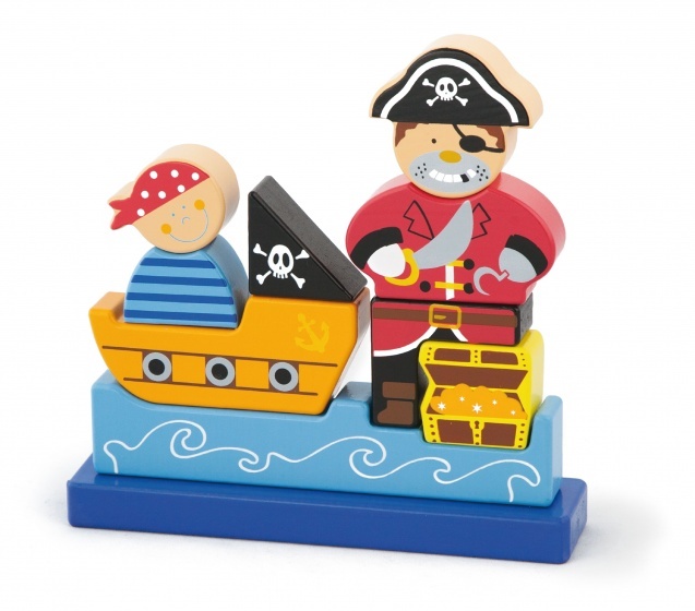 [50077] Puzzle Magnético Vertical de Piratas