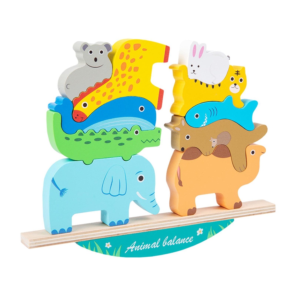 Juego de Madera Equilibrio Animales