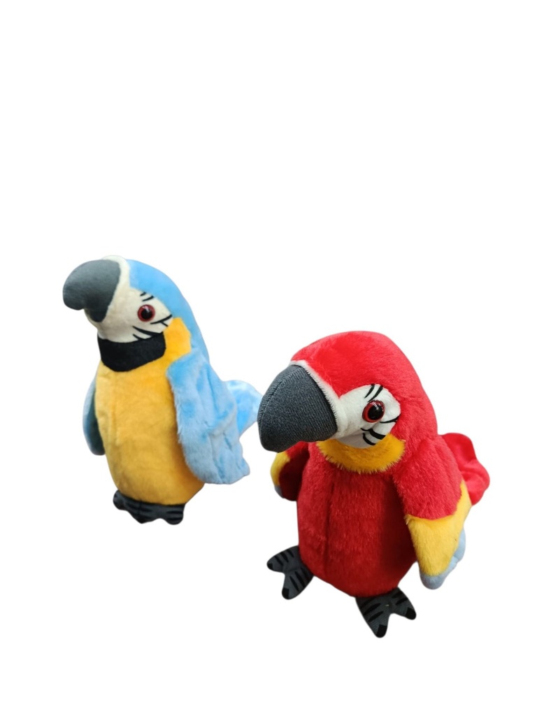 [BR-4114] Peluche Lorito que repite lo que dices
