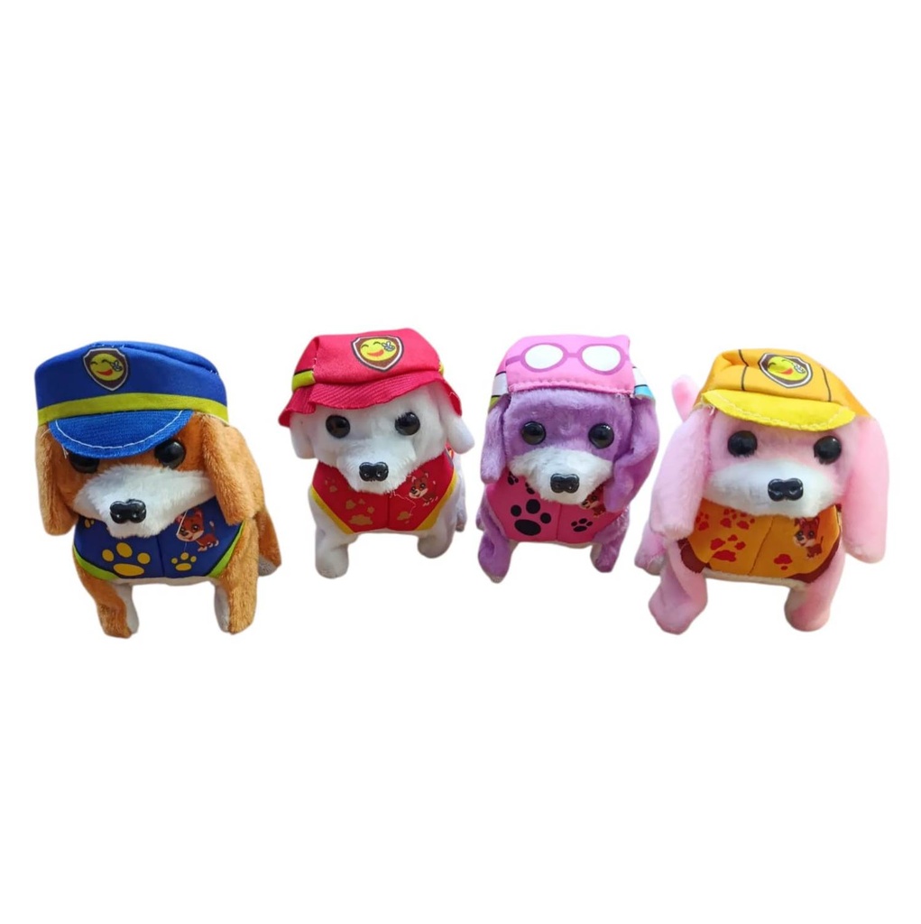 Peluche Perrito Patrulla con movimiento y sonidos