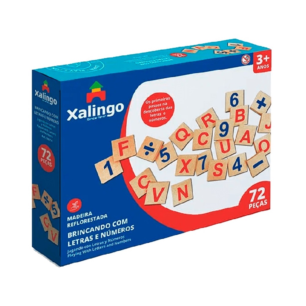 Letras y Números en Madera