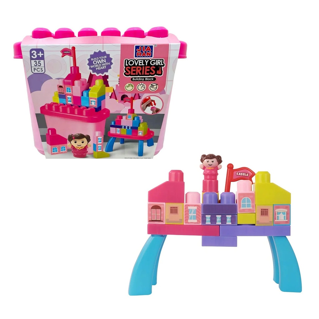 [8607547105469] Set de 35 Bloques Princesa