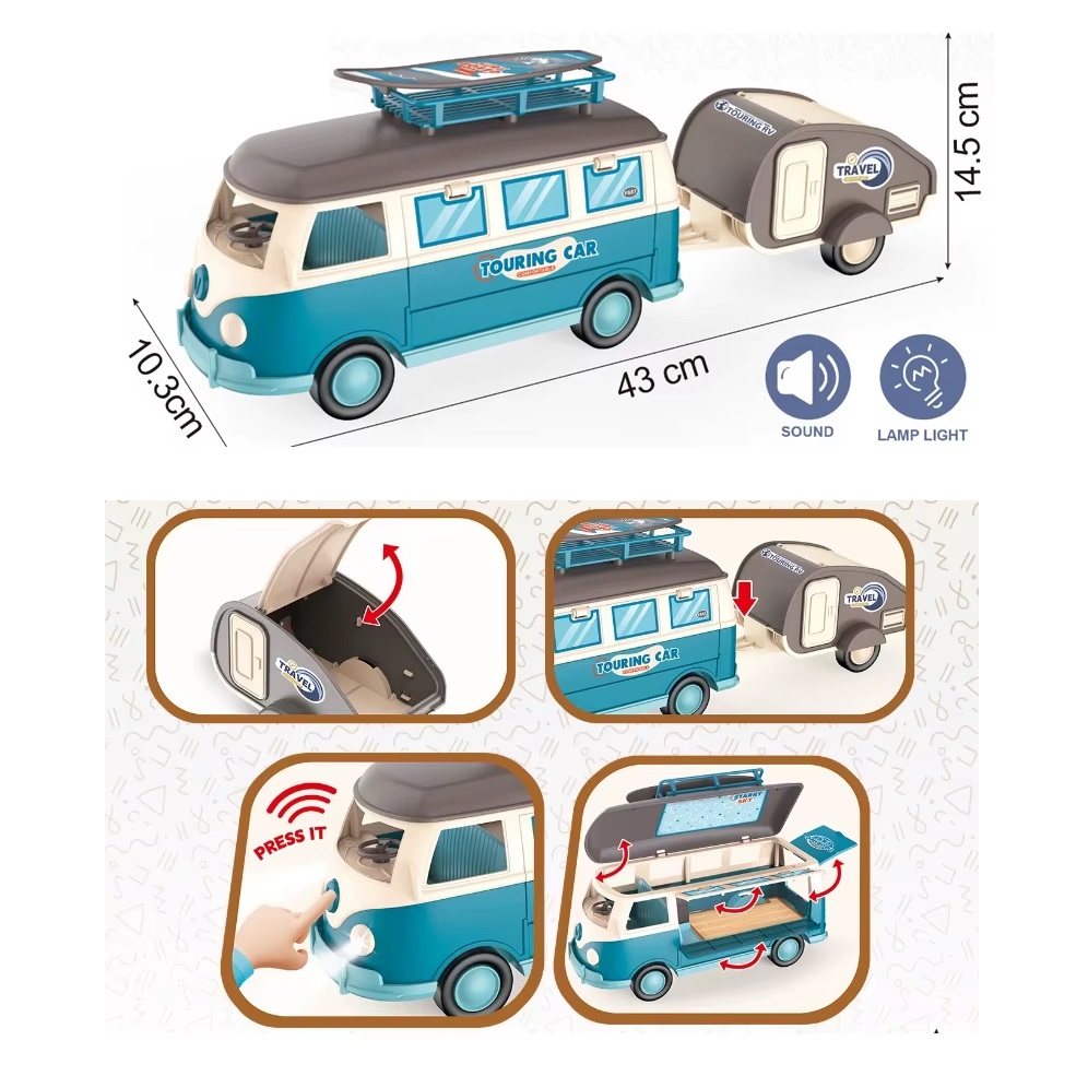 [8607548457413] Camioneta Combi con Casa Rodante