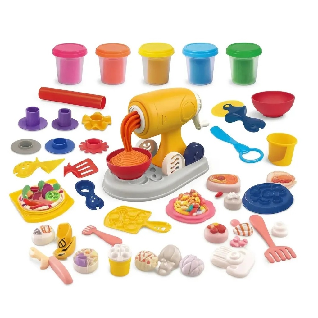 Set Masas Fideos Con Plastilina 29  pcs