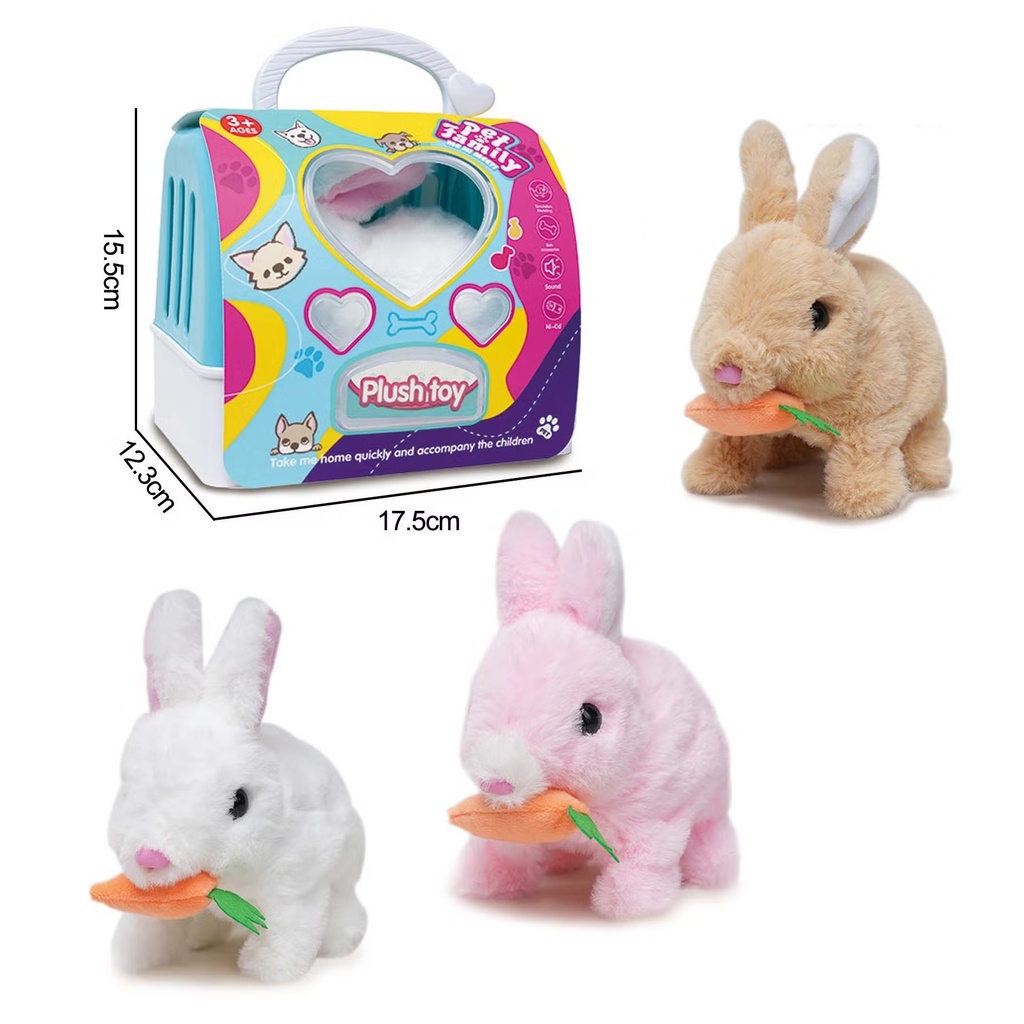 Peluche Conejito en Valija con Sonidos
