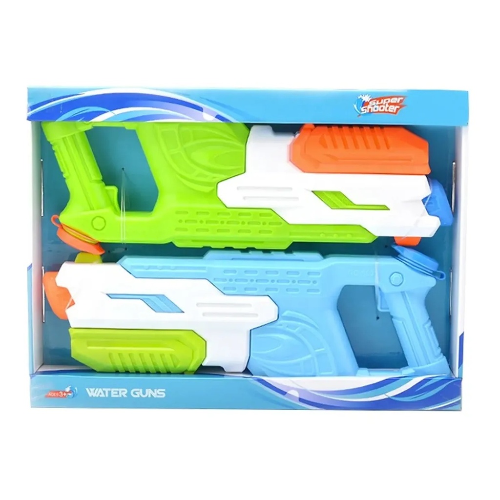 Set De 2 Pistolas De Agua Pump Action