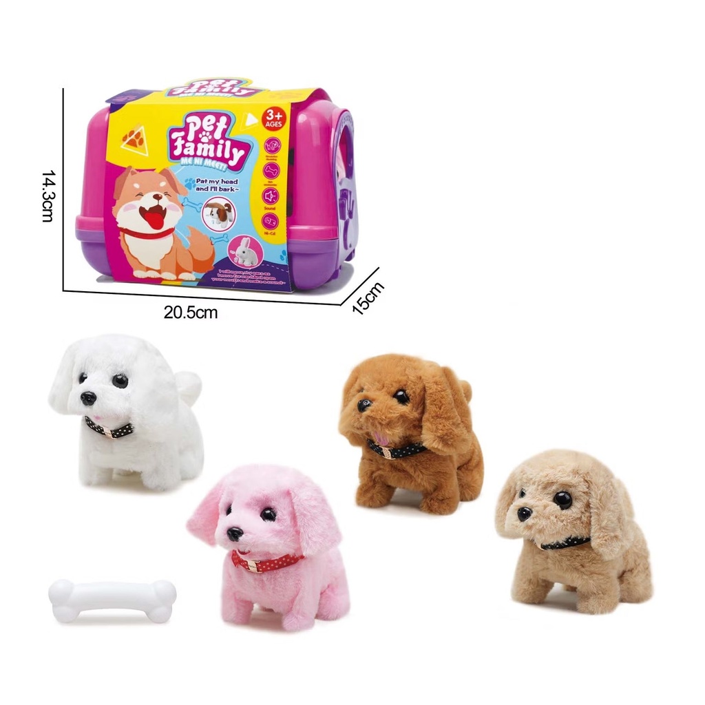 Peluche Perrito en Valija con Sonidos