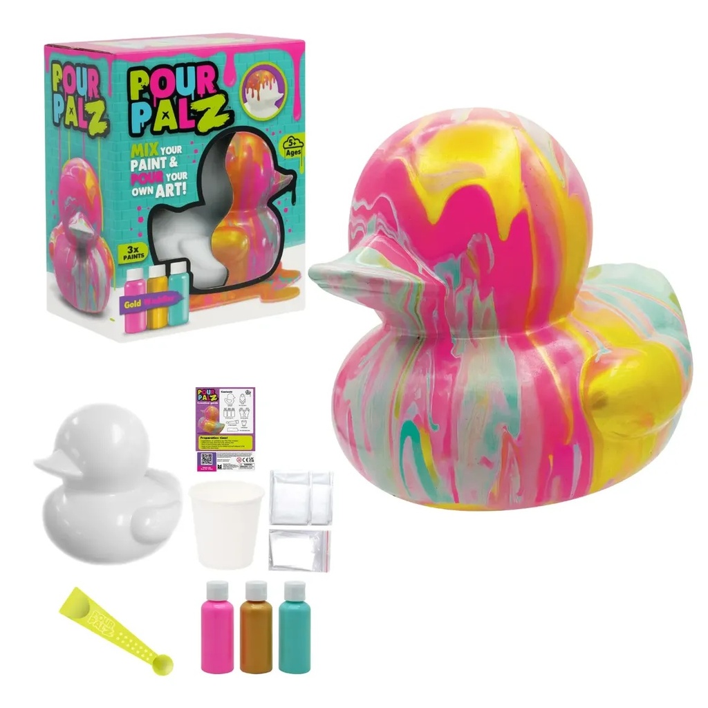 Figura Pato Para Pintar Pour Palz 25 cm