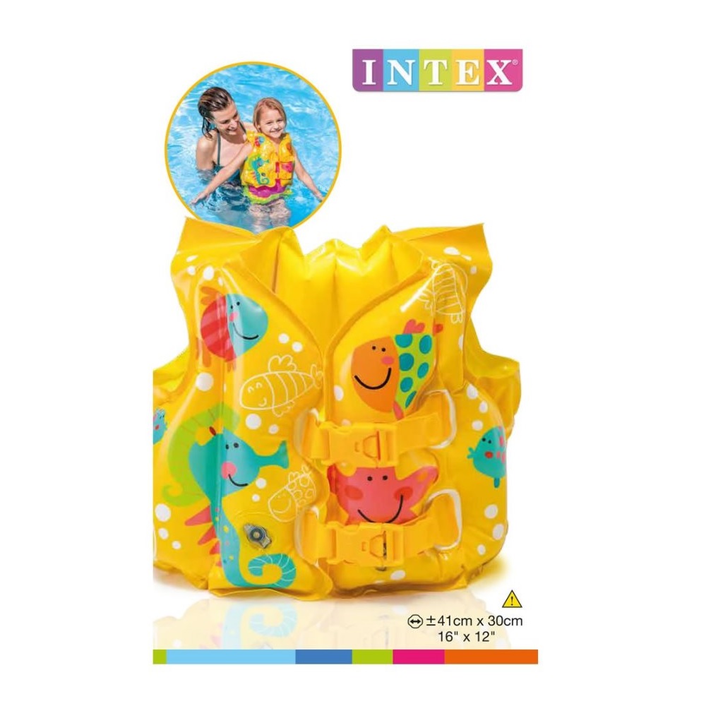 [6000000528294] Chaleco Inflable Peces