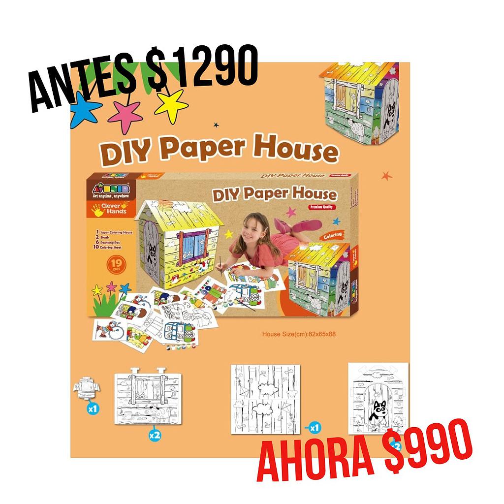[7730986158947] Casa para Armar y Colorear