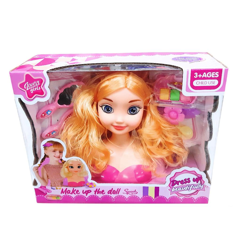 [8607549143612] Torso Muñeca para Peinar