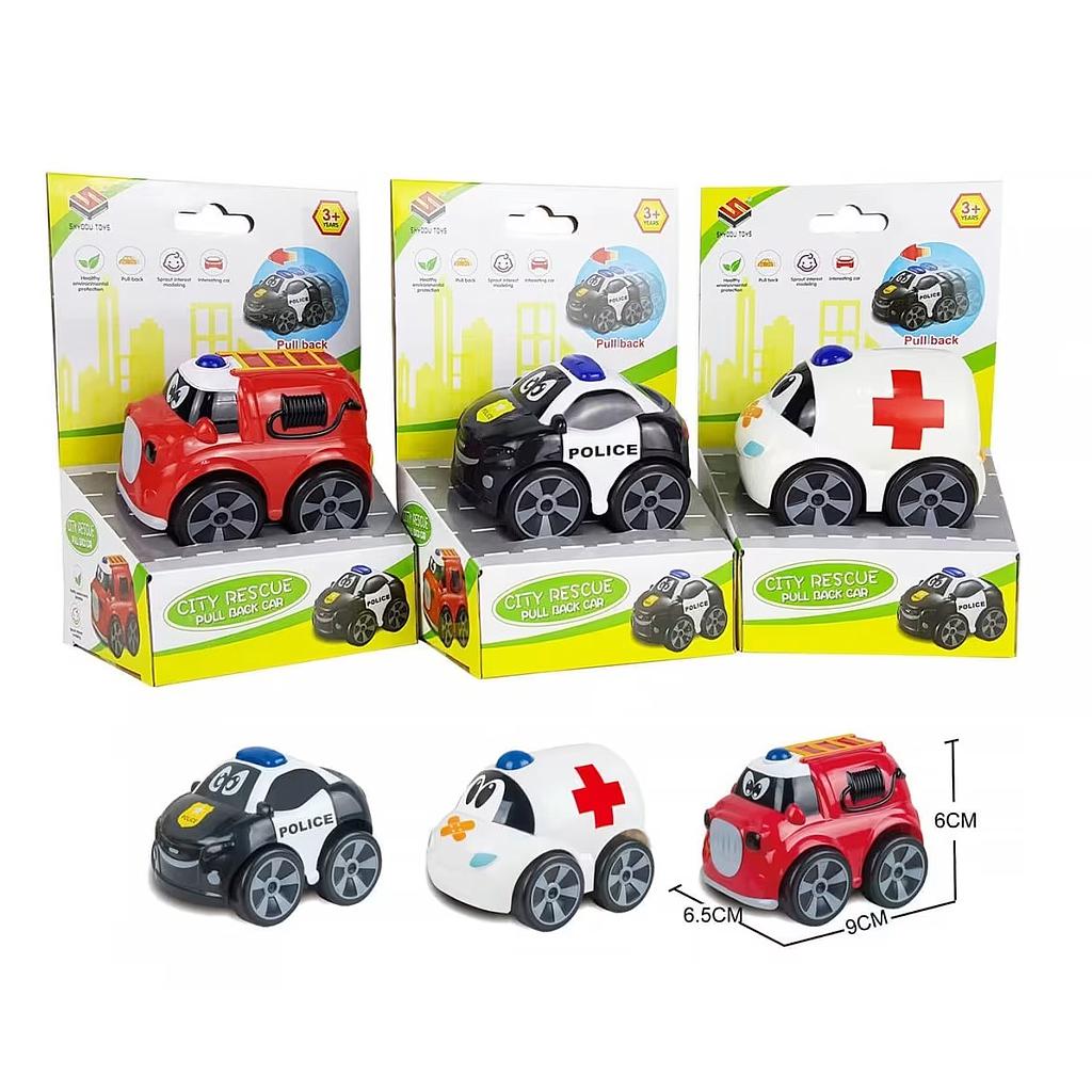 [6922190137561] Vehículo Rescate Pull Back