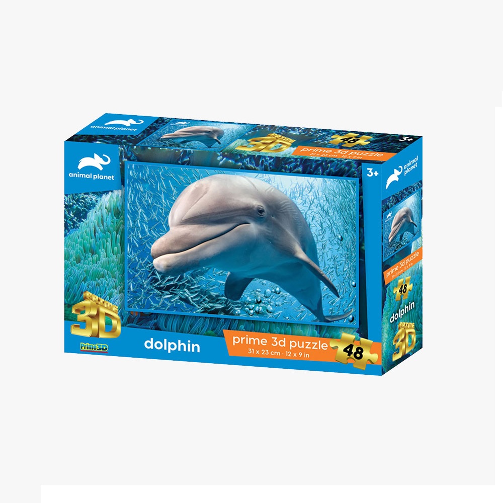 [670889106485] Puzzle Delfín 3D 48 piezas