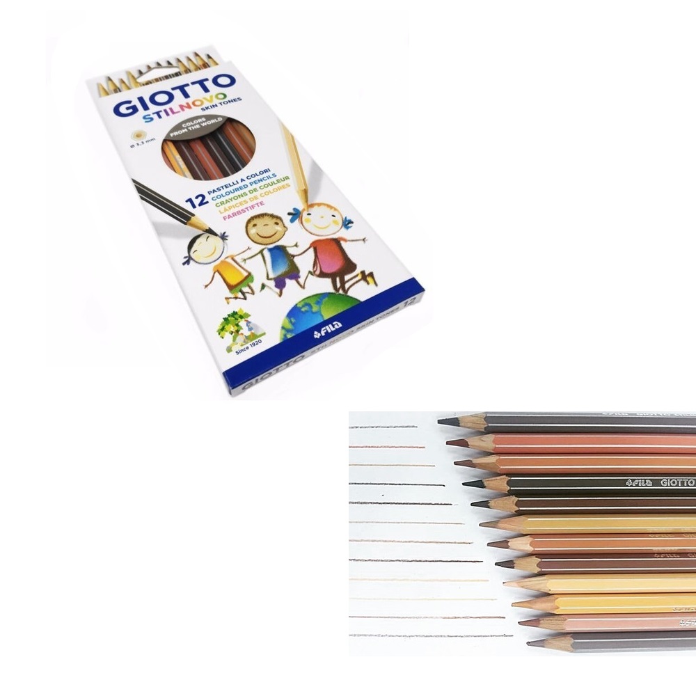 [8000825012389] Lápices Colores Skin Tones x 12