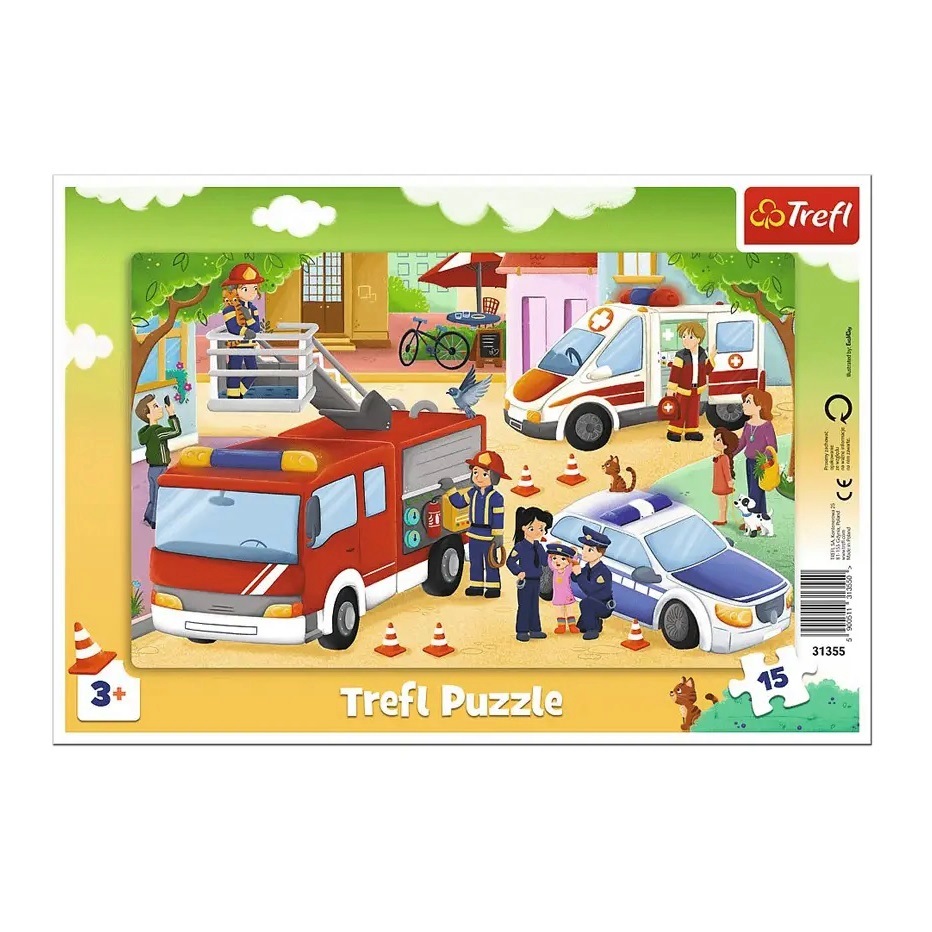 [5900511313550] Puzzle Vehículos Trefl