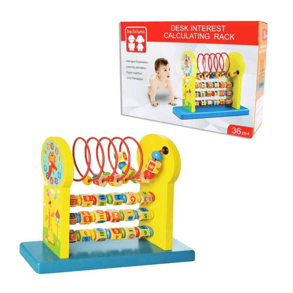 [4891880020938] Juego Didáctico Madera con Relojes