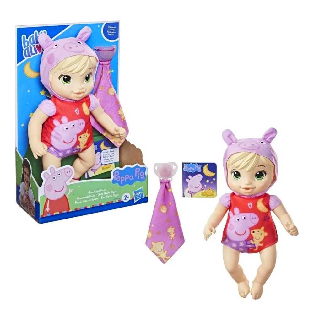 [5010993857838] Baby Alive Hora Peppa Dormir Rubia