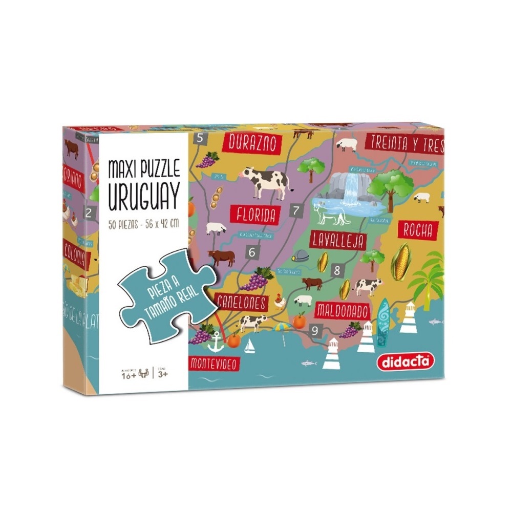 [7730549157042] Puzzle Mapa de Uruguay