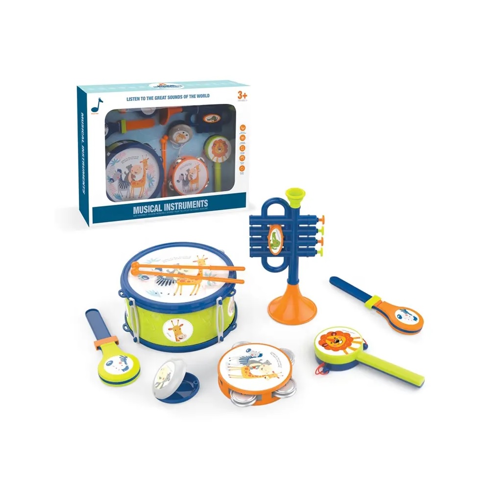 [6962469650513] Set Redoblante con Instrumentos