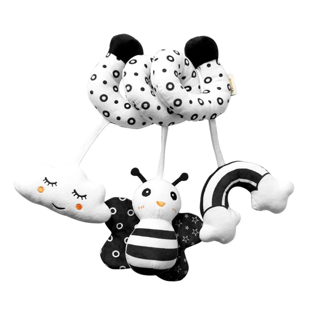 [6927249198081] Colgante sonajero blanco y negro x 3