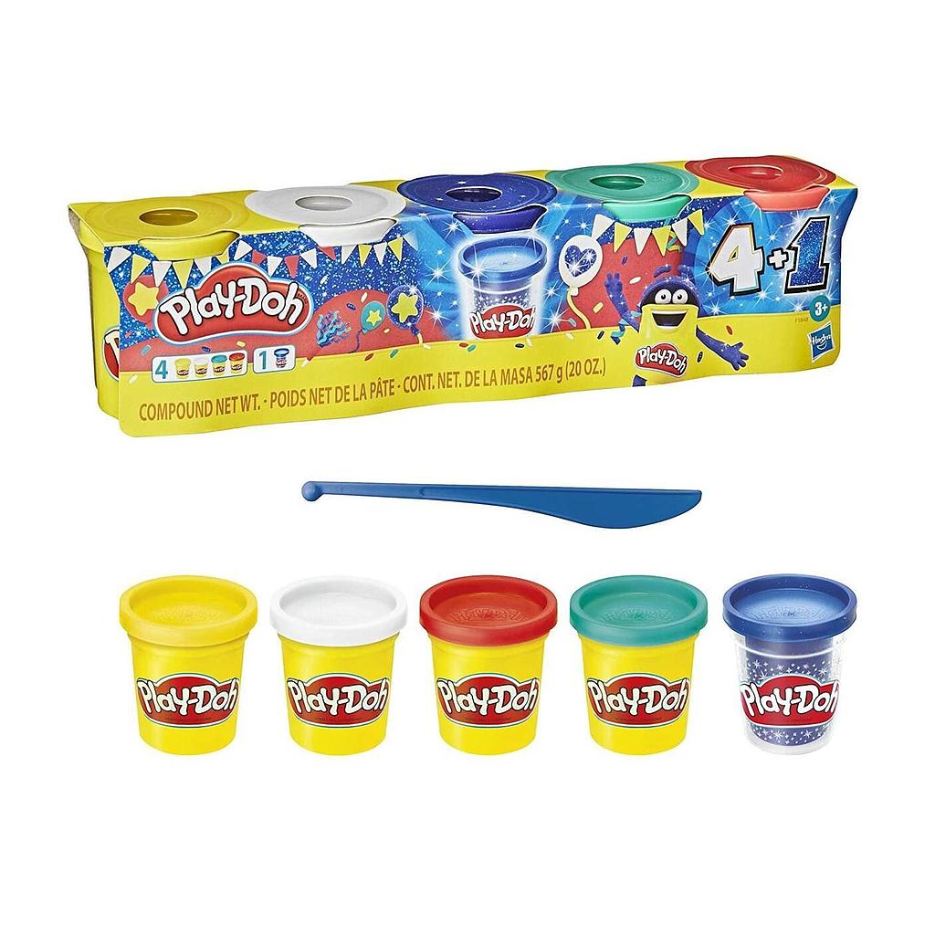 [5010993825660] Pack Play Doh Celebración Zafiro x 5
