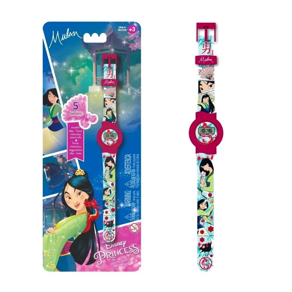 [4893825030163] Reloj Digital Princesa Mulan