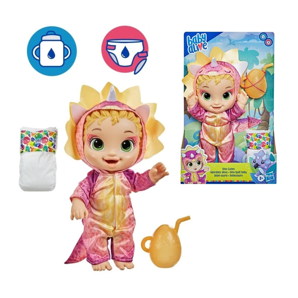 [5010993786831] Baby Alive Bebésaurio Rubia