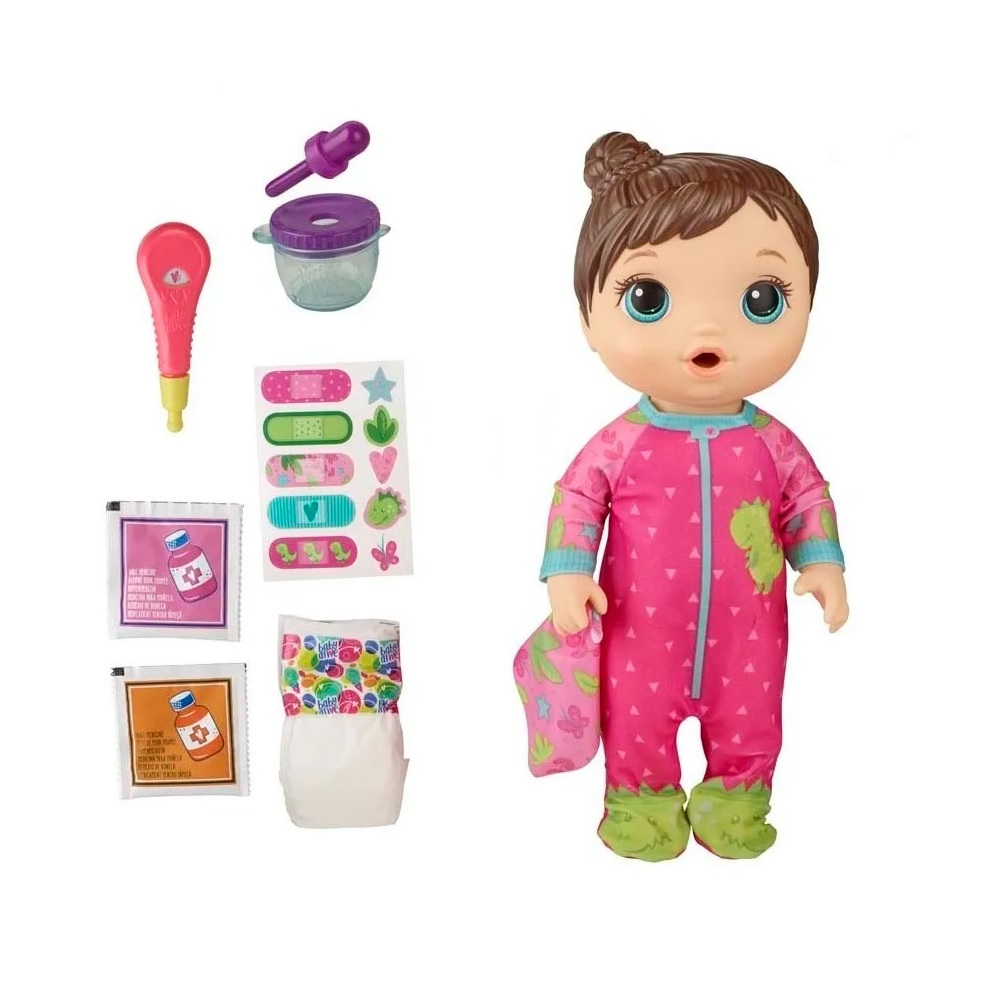 [5010993696352] Baby Alive Mi medicina Castaña