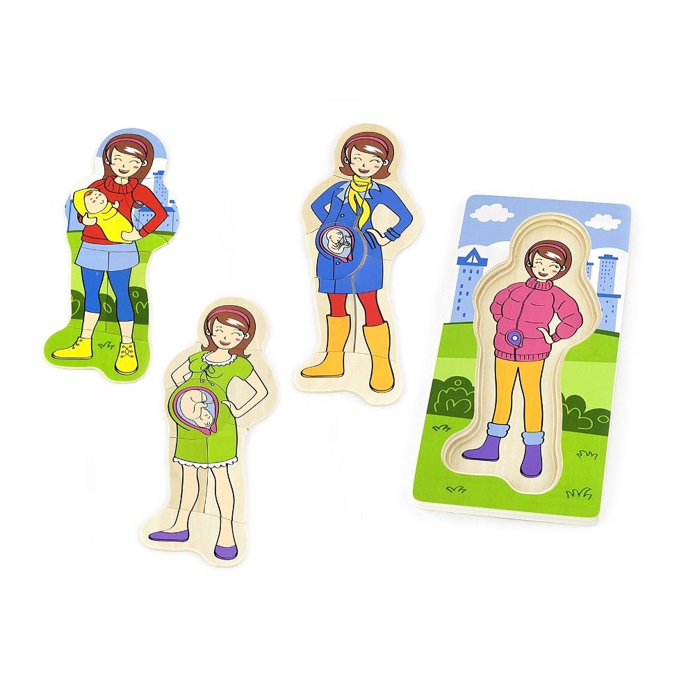 [6934510504052] Puzzle c/ Mamá y Bebé