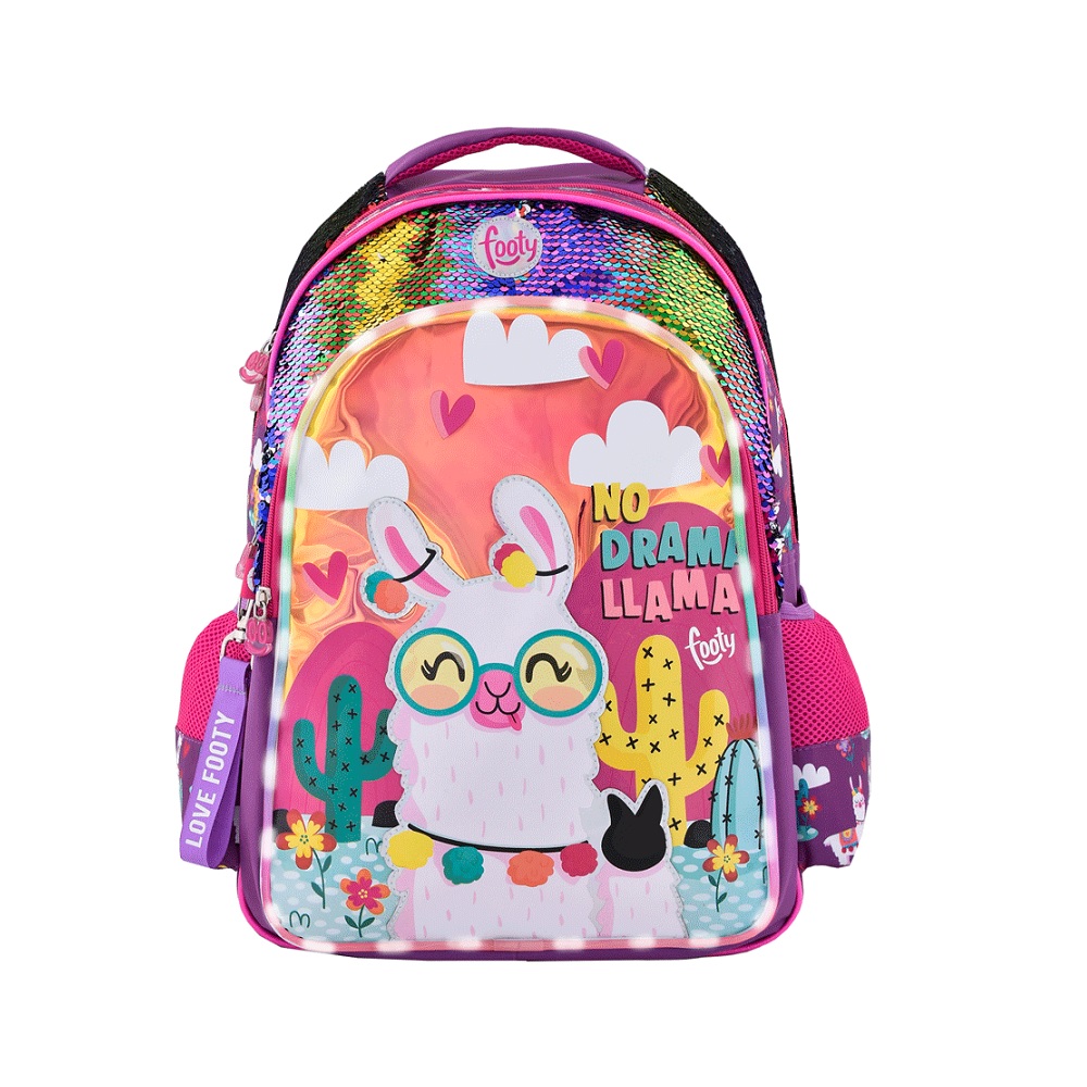 [7792621081300] Mochila  LLama con Lentejuelas
