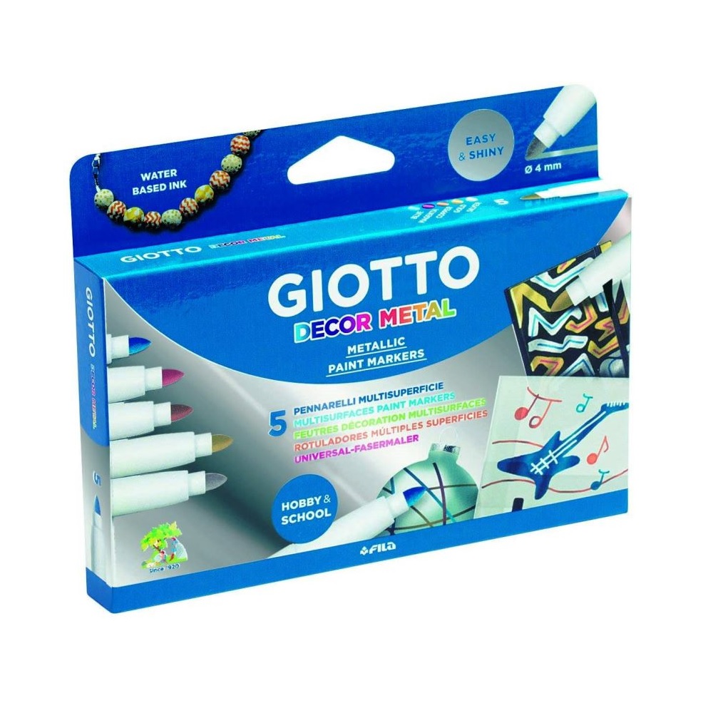 [8000825452901] Decor Metal Giotto 5 pzas