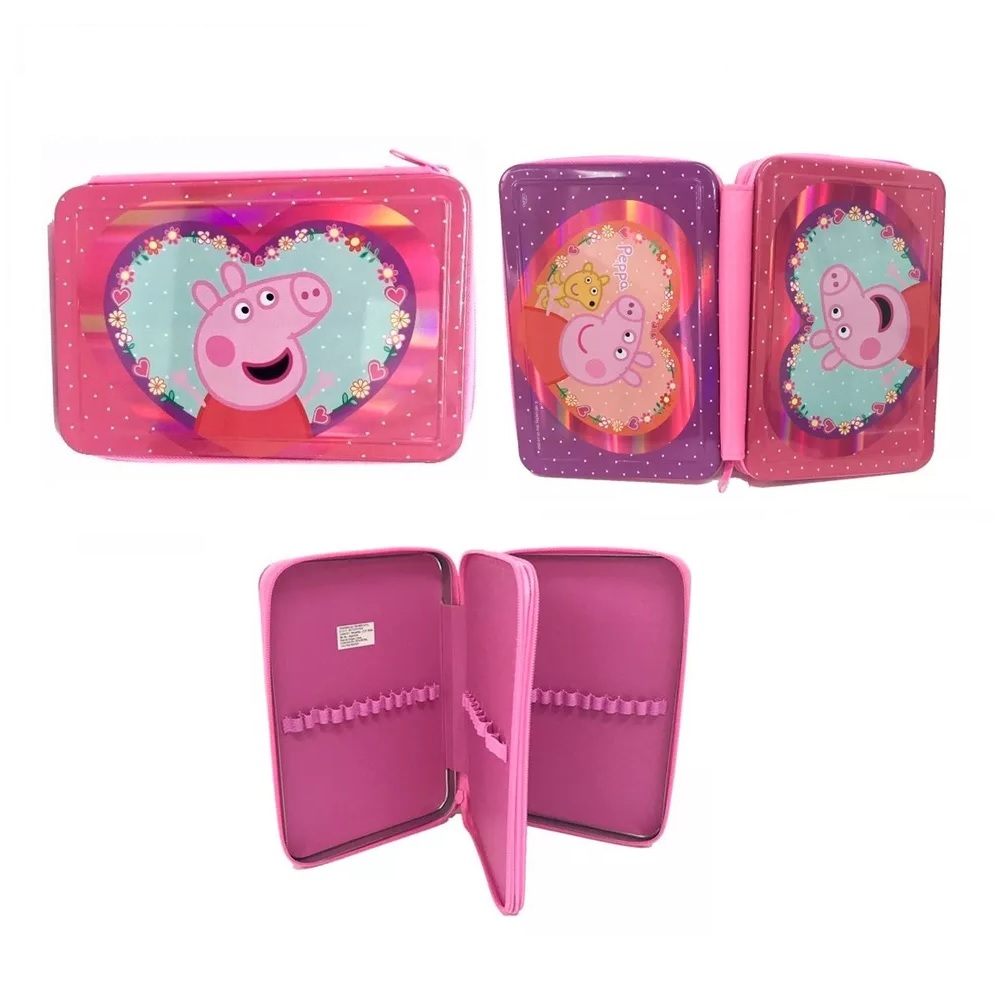 [49707] Cartuchera Peppa Pig 2 cierres