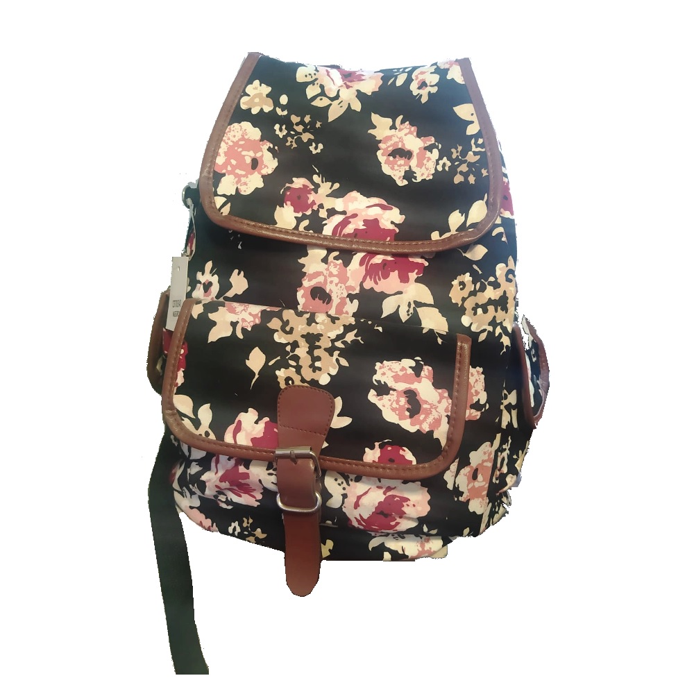 [5979] Mochila Floreada